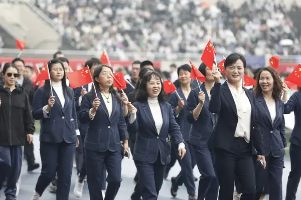 Chongqing Normal University er vertskap for de 57. vårens friidrettsspill